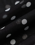 Fafa Polka Dot Backless Sleeveless Maxi Dress