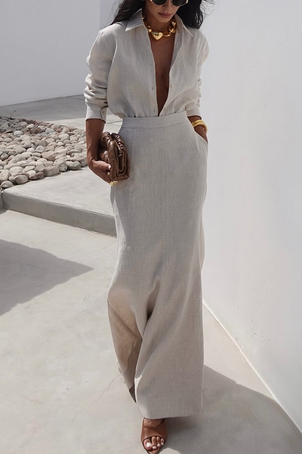 Relaxed Fit Knit Three-Piece Lounge Set