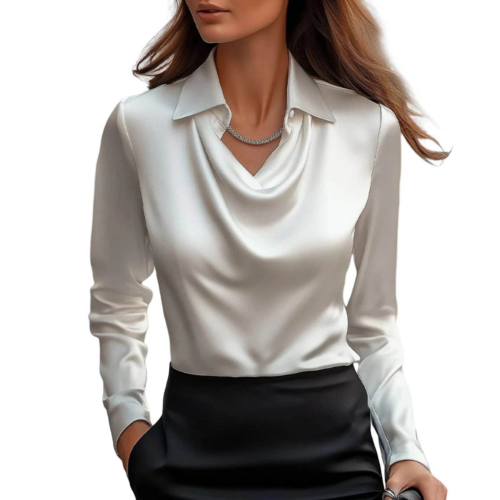 Daniela Satin Blouse